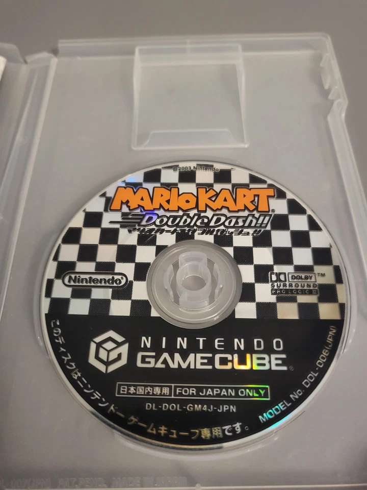 Mario Kart Double Dash Japanese GameCube Version Disc and Manual Tested Working - Image 3 of 4
