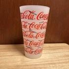 Vintage 1998 Coca-Cola Plastic Thermo-Serv Tumbler Cups Soda Pop