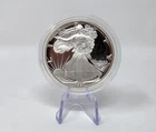 1991S USA PROOF Silver Eagle Coin – 1 oz 0.999 Silver in Capsule