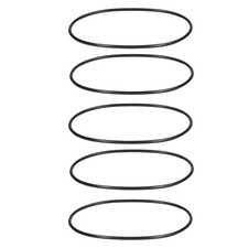 5 PCS 5mm Diameter Round Rubber Motor Belts for Industrial Mechanical Equipment