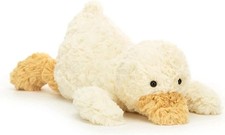 Tumblie Duck Stuffed Animal - Medium 14" Soft Plush Toy