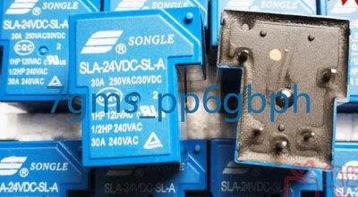 5 PCS NEW SLA-24VDC-SL-A Songle 30A/250VAC relay*ad