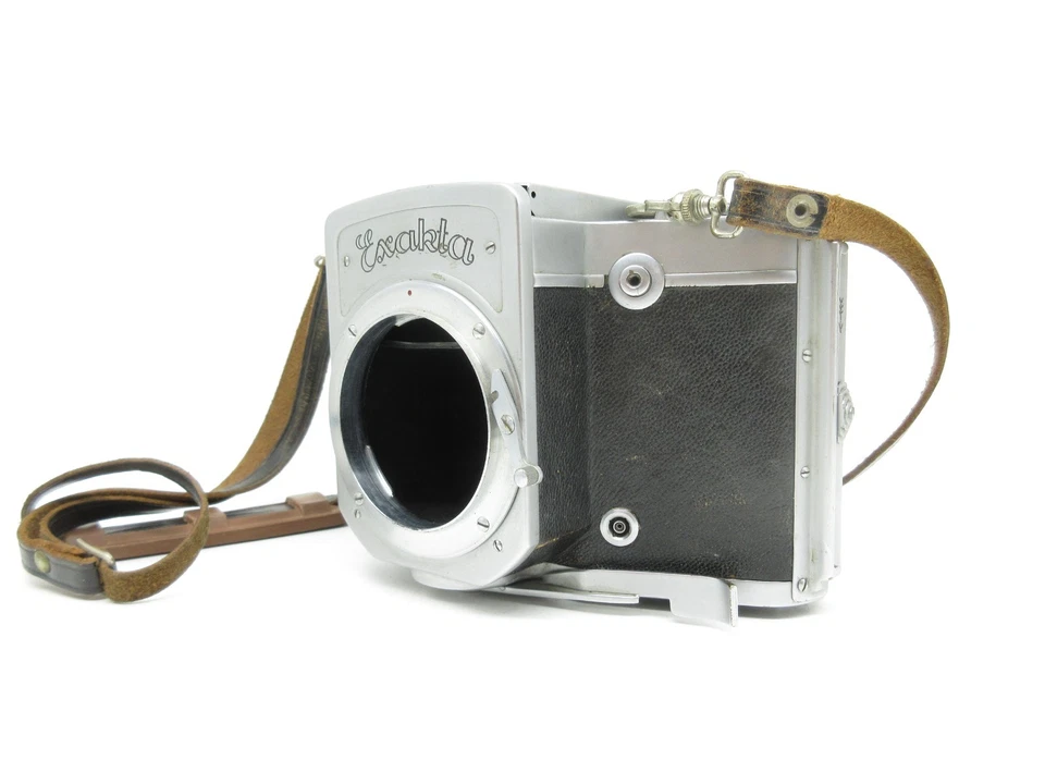 EXAKTA 66 Kamera + 2x Carl Zeiss Objektiv Tele-Tessar 6,3/18cm + Tessar 2,8/8cm - Bild 3 von 4