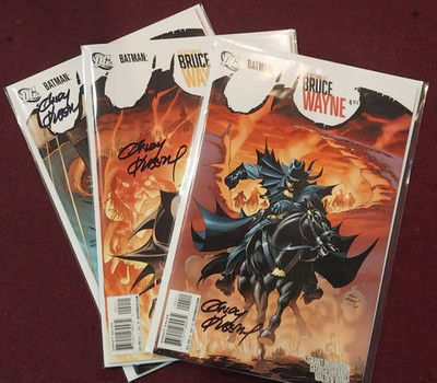Batman: The Return of Bruce Wayne # 2, 3, 4 Signed by Andy Kubert | 2010