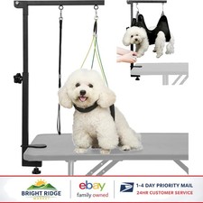 Rustproof Iron Dog Grooming Arm with Adjustable Height and No Sit Haunch Holder