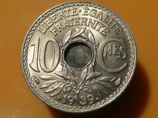 10 CENTIMES LINDAUER 1939 TRES RARE QUALITE FDC !