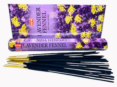 HEM Räucherstäbchen Lavender-Fennel   Blumig-kräutriger Duft, BIG Pack