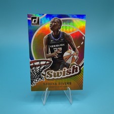 2026 Panini Donruss WNBA Saniya Rivers #3 Swish GOLD /10 Holo Insert SP