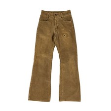 Vtg 70s Levi's White Tab Corduroy Flare Pants Women's 24 Brown Bell Bottoms USA
