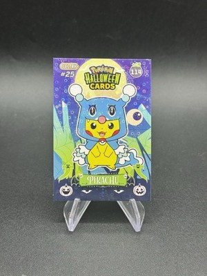 Pokemon Poncho Pikachu Brionne Holo Collectoons Halloween Card 114 Peru US