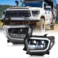 2014-2021 Toyota Tundra Headlights Sequential Turn Signal Compatible Replacement