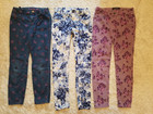 3 pc lot jeans jeggings pants sz 10 Spring Colors b2 — photo 1