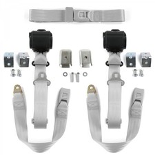 Ford 1932 Model B Standard 3pt Gg Bench Seat Kit Wbrackets 3 Belts