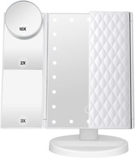 Makeup Mirror Vanity Mirror with Lights 2X 3X 10X Magnification Touch Control