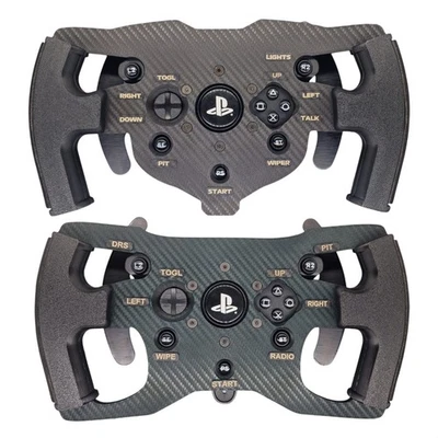 BERGEN CUSTOMS Thrustmaster T300 GT RS, Estilo Fórmula Uno, Mods Rueda Abierta F1, SIM Carreras