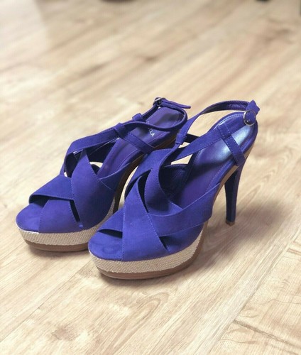 Carvela purple heels (sandals), size 7 
