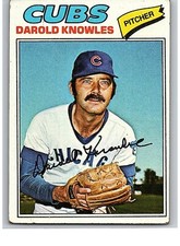 1977 Topps Baseball Card Single - #169 Darold Knowles