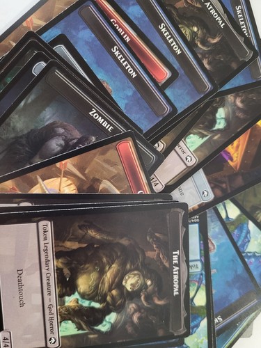 MTG Lot of 32 Token Emblem Cards AFR Forgotten Realms Regular & Foil Magic 2021