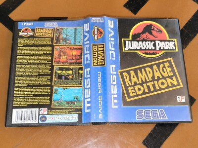 ## Jurassic Park 2: Rampage Edition - SEGA Mega Drive / MD Spiel - TOP / CIB ##