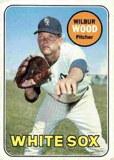 1969 Topps Wilbur Wood #123 - Chicago White Sox
