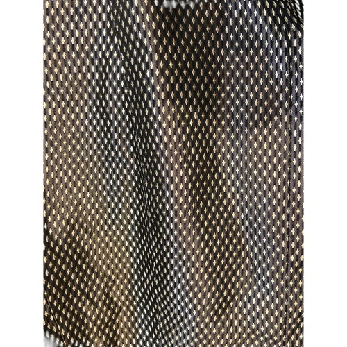 Liz Claiborne Windbreaker Jacket Black Gold Womens 8 Argyle Metallic Vintage - Picture 3 of 9