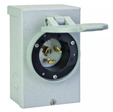 Reliance Controls Corporation PB50 50-Amp NEMA 3R Power Inlet Box, 50-Amp for Up