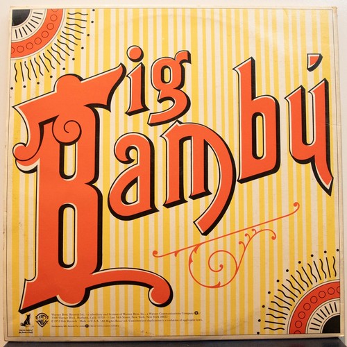 BIG BAMBU - CHEECH & CHONG - LP de vinilo - con Bros - 1978 - en muy buen estado franqueo gratuito (1569) - Imagen 5 de 6
