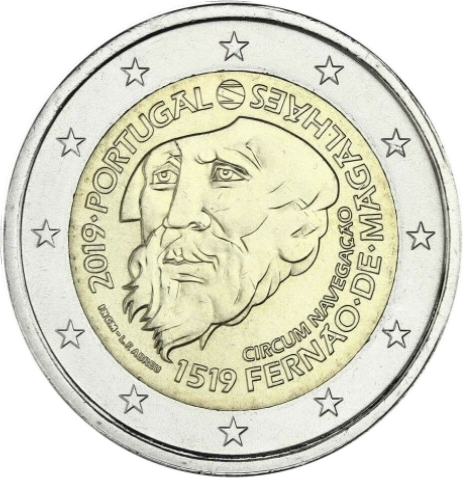 Portugal 2019 2 € Euros Commémoratifs Magellan