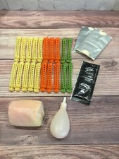 Vintage Toni Body Perm Rods Plastic Curlers Curvers Papers, Conditioner, Bottle