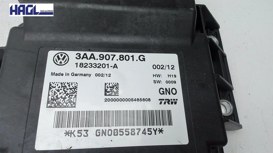 Centralina Elettrica Freno A Mano 3AA907801G VW Passat Alltrack 2.0 TDI 4Motion - Immagine 2 di 3