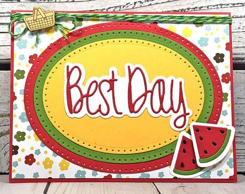 Sizzix Framelits Dotted Ovals 8pc #561840 Retail $19.99 Stephanie Barnard - Picture 4 of 12