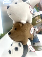 We Bare Bears Magnetic Stackable Plush-Set of...