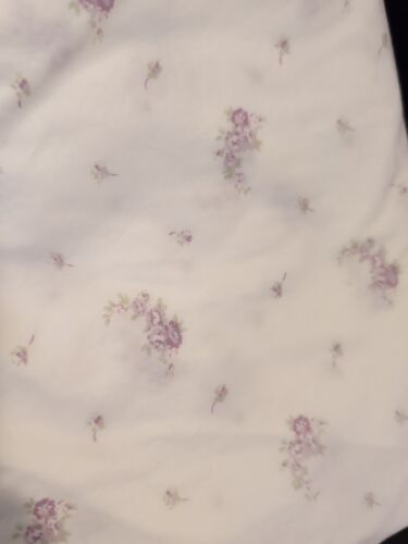 Simply Shabby Chic Twin Sheet Set Purple Roses Cottage 100% Cotton Sheets
