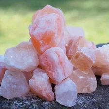 Himalayan Natural Crystal Salt Pink Bath Salt Chunks  500g to 15kg - Pure