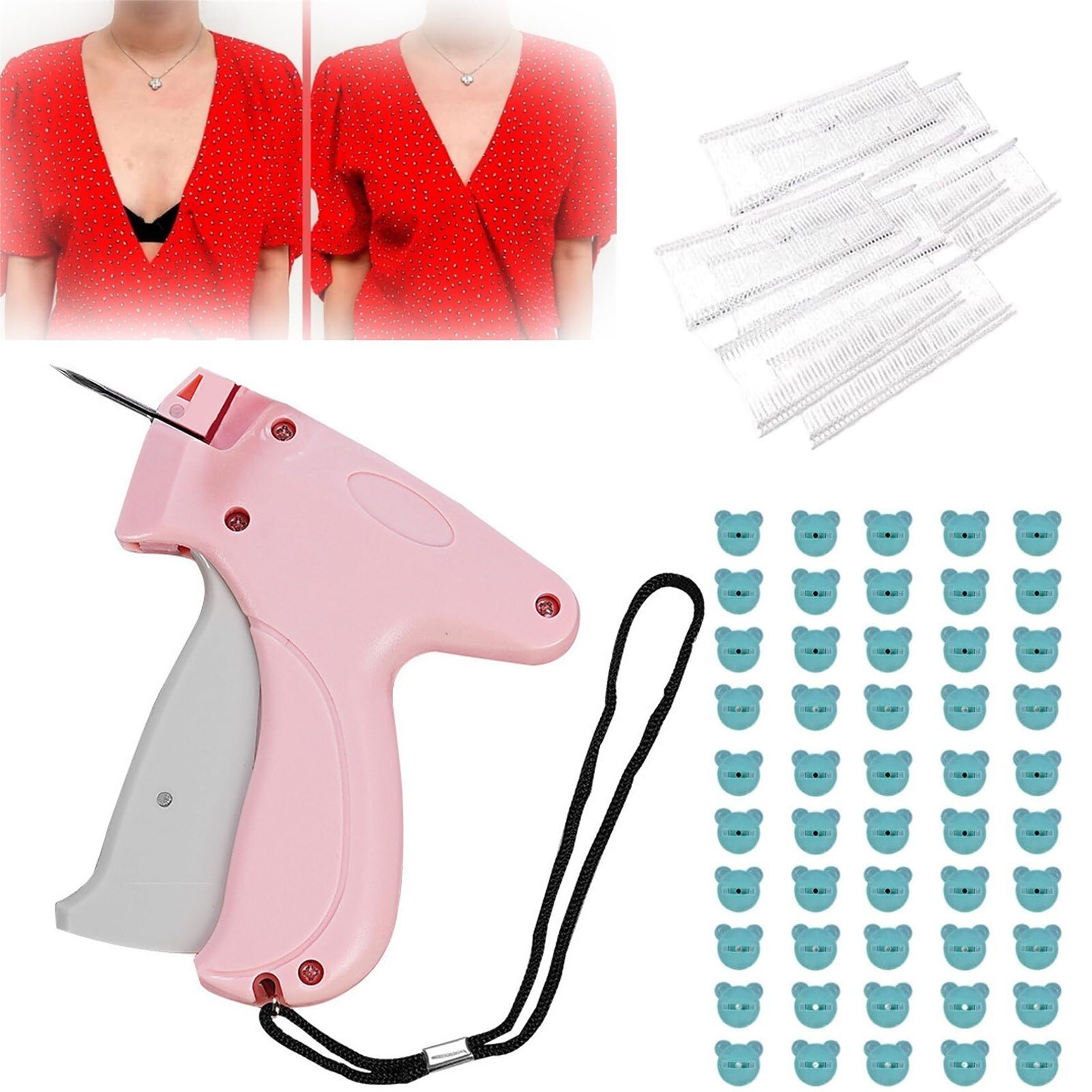 Quick Clothing Fixer Consulbefor Sewing Machine Quilt Tacking Gun w