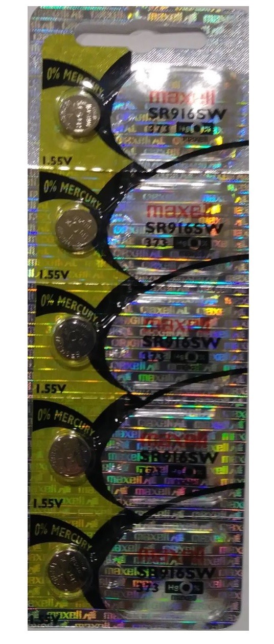 5 Maxell 373 SR916SW SR68 SB-AJ WA V373 D373 