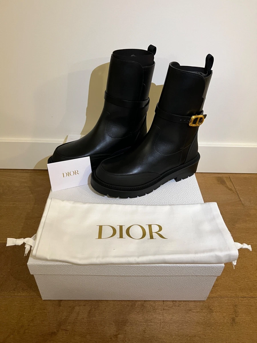 DIOR EMPREINTE ANKLE BOOT BRAND NEW SIZE EU36 US6 LEATHER Calfskin Made in  Italy