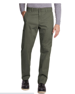 NEW Weatherproof Men's Woven Leg Zip Utility Pocket Pants Size 34 X 30