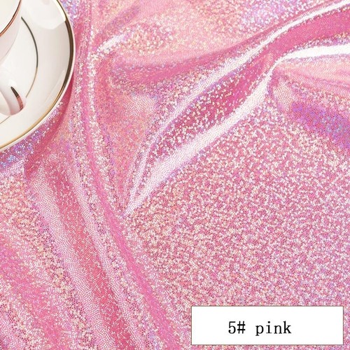 Laser Shiny Bronzing Fabric Perform Costume Cloth Crafts Decor Material Fashion - Picture 14 of 22