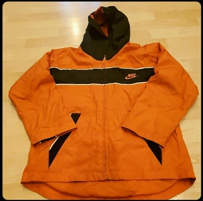 blue and orange nike windbreaker