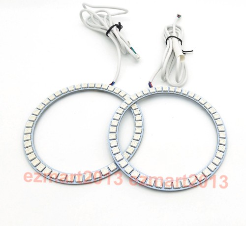 for Fiat bravo198 headlight 2007 2008-2015 RGB LED halo ring devil angel eyes - Picture 15 of 20