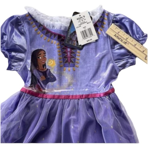 Disneys Wish Asha & Star Fantasy Nightgown Girls Size 4 NWT $45 Value - Picture 8 of 15