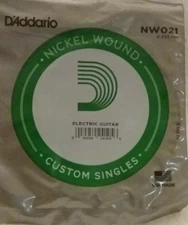 D'Addario Guitar String Electric Nickel Wound NW021