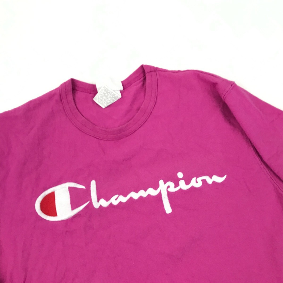 VINTAGE Champion Shirt Size Medium M Pink Adult Tee Short VINTAGE Champion Shirt Size Medium M Pink Adult Tee Short
