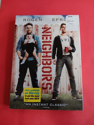 Neighbors DVD Disc 2014 Starring Seth Rogen & Zac Effron Comedy