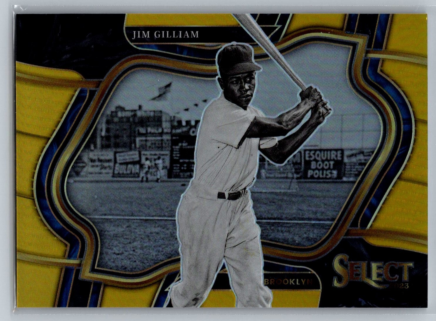 2023 PANINI SELECT JIM GILLIAM SP/10 TRUE GOLD PRIZM #298 LA DODGERS HOF