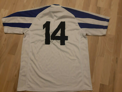 FC Schalke 04 Extérieur Maillot de foot 1989 - 1990. Sponsored by RH Alurad