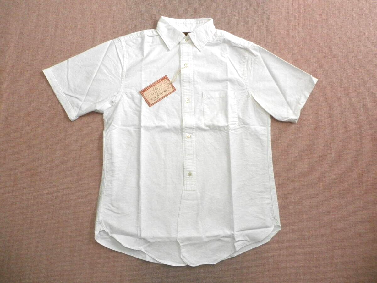 FREEWHEELERS Meiler Short Sleeve Shirt 17 White men | eBay