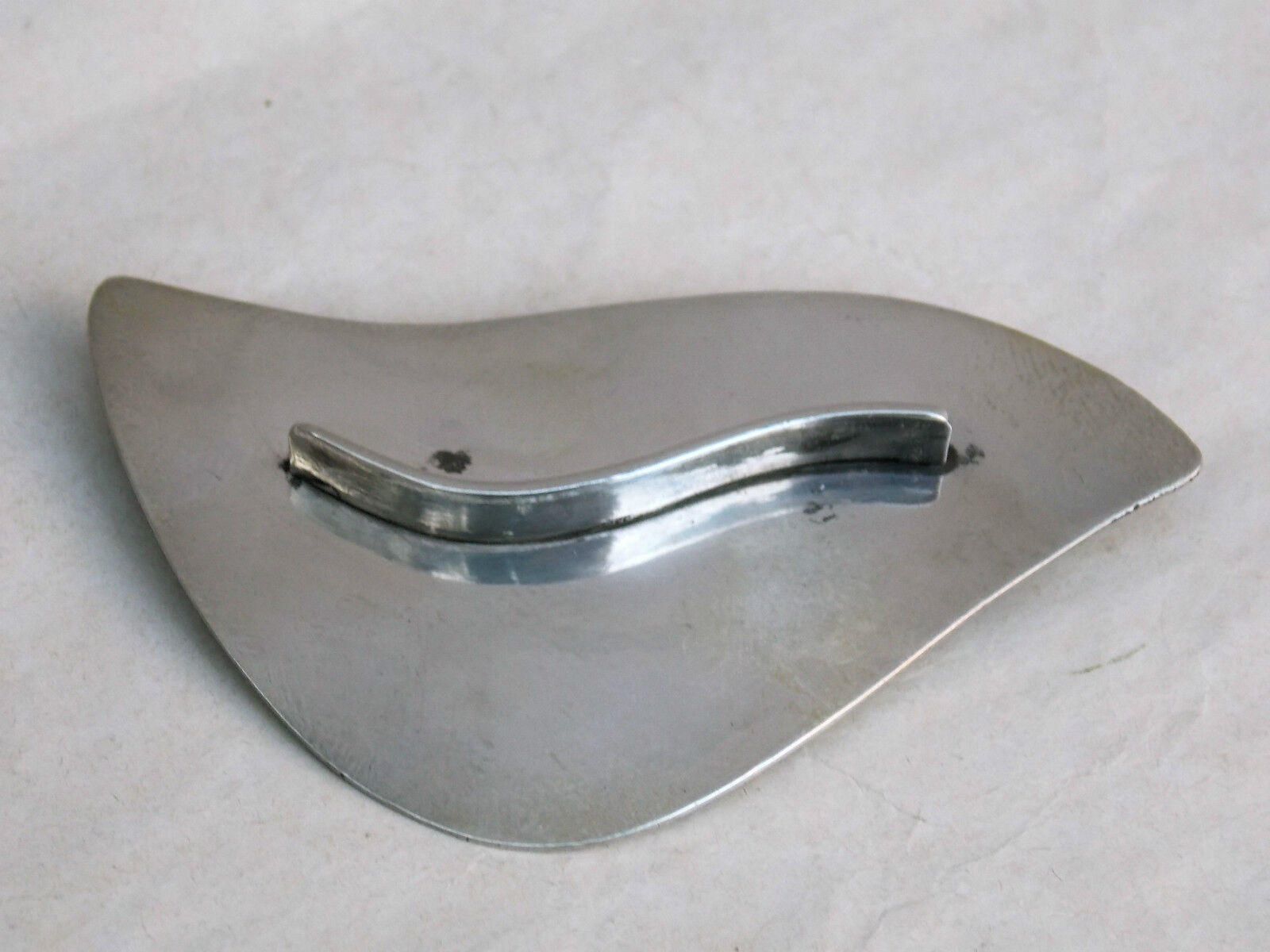 Modernist Sterling Silver PIN BROOCH by NITA LUST… - image 1