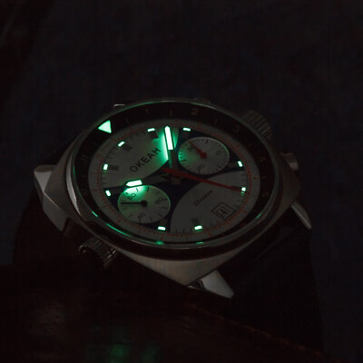 Okeah Poljot Chronograph 3133 Okean Military Russian Watch Ocean